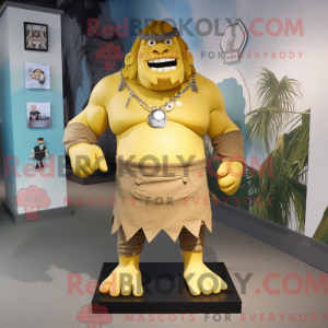 Mascottefiguur van een...