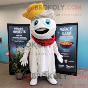 Maskot karaktär av en White...