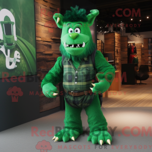 Mascot karakter van een...