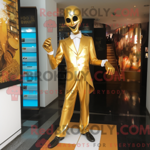 Maskotkarakter af en Gold...