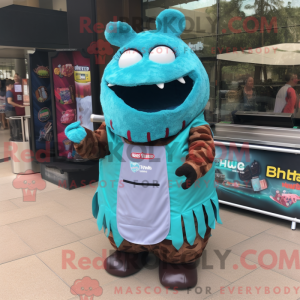 Mascot character of a...