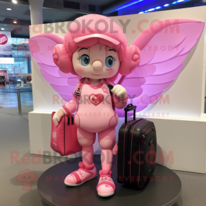 Postava maskota Pink Cupid...