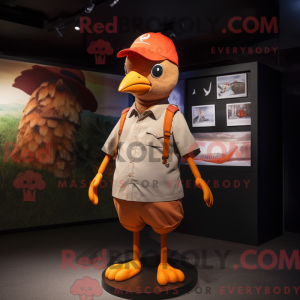 Mascot character of a Rust...