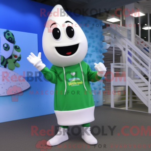Mascot character of a White...