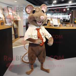 Brown Rat mascotte kostuum...