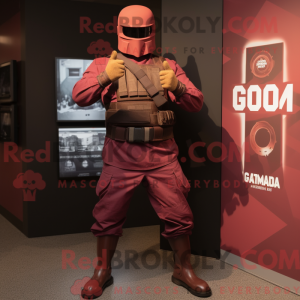 Mascot karakter van een...