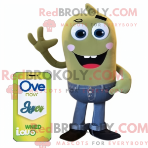 Postava maskota Olive Phone...