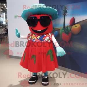 Maskottchenfigur Pepper mit...