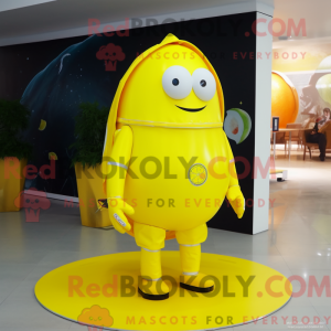 Mascot character of a Lemon...