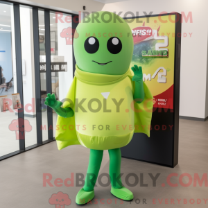 Mascot character of a Lime...