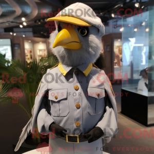 Mascot character of a Gray...