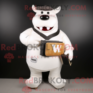 Mascot character of a White...
