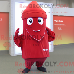 Mascot character of a Red...