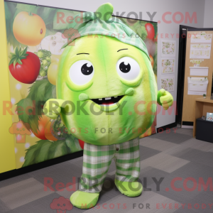 Mascot character of a Lime...