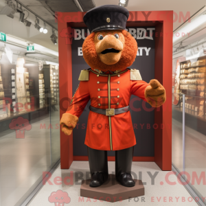 Maskot postava Rust britské...