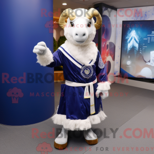 Mascot character of a Navy...