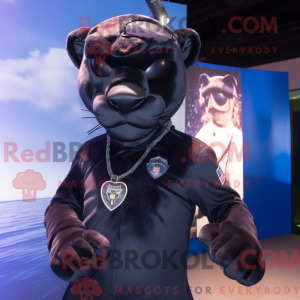 Maskotfigur af en Navy...
