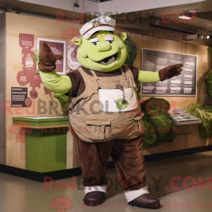 Maskot karakter af en...