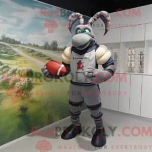 Mascot character of a Gray...