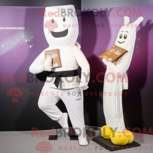 Mascot character of a White...