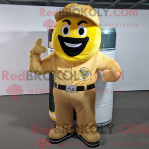 Mascot karakter van een...