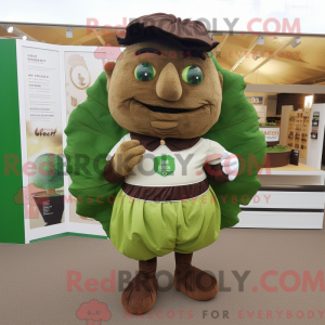 Mascottefiguur van een...