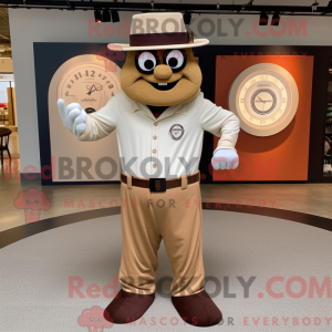 Mascottefiguur van een Tan...