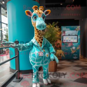 Mascot karakter van een...