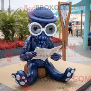 Maskotfigur af en Navy...