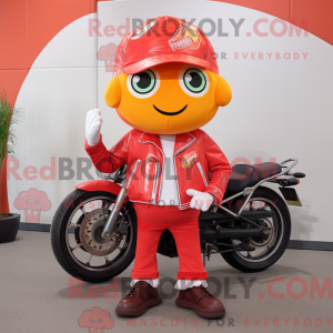 Mascot character of a Red...