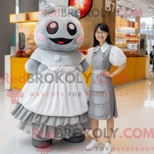 Mascot character of a Gray...