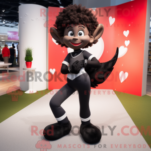 Mascot character of a Black...