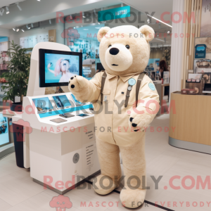 Mascot karakter van een...