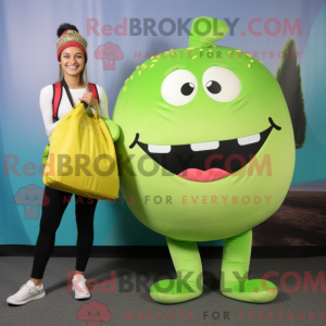 Mascot character of a Lime...