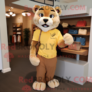 Mascot character of a Gold...