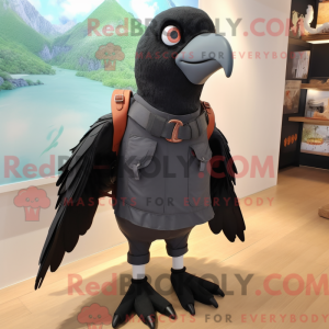 Mascot character of a Black...