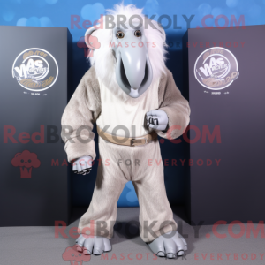 Maskottchen eines Silbernen...