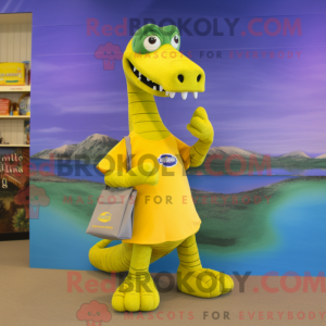Postava maskota Yellow Loch...