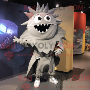 Mascot character of a Gray...