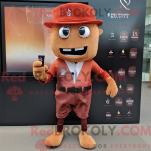 Mascot character of a Rust...