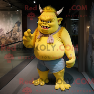 Maskotkarakter z Yellow...