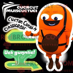 Mascottefiguur van een...