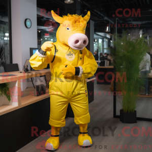 Mascot character of a...