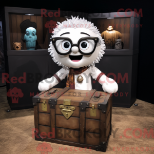 Mascot character of a White...
