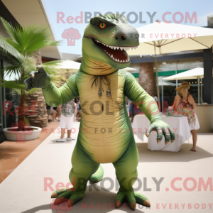 Mascot character of a Olive...