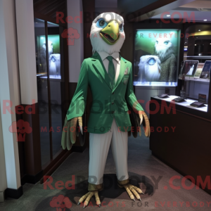 Mascot character of a Green...