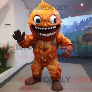 Mascot character of a Rust...