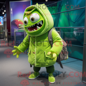Mascot character of a Lime...