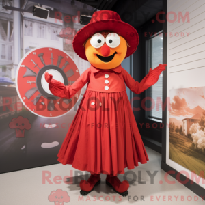 Mascot character of a Red...