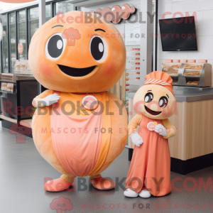 Mascot karakter van een...